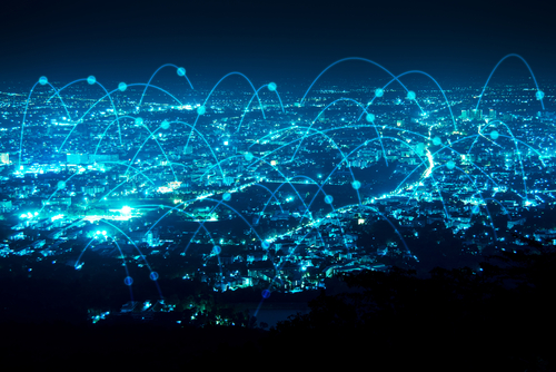 夜のインターネット