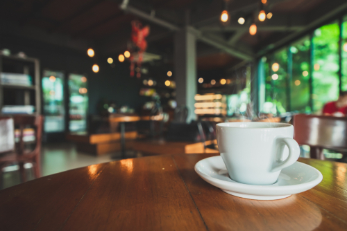 喫茶店のコーヒー